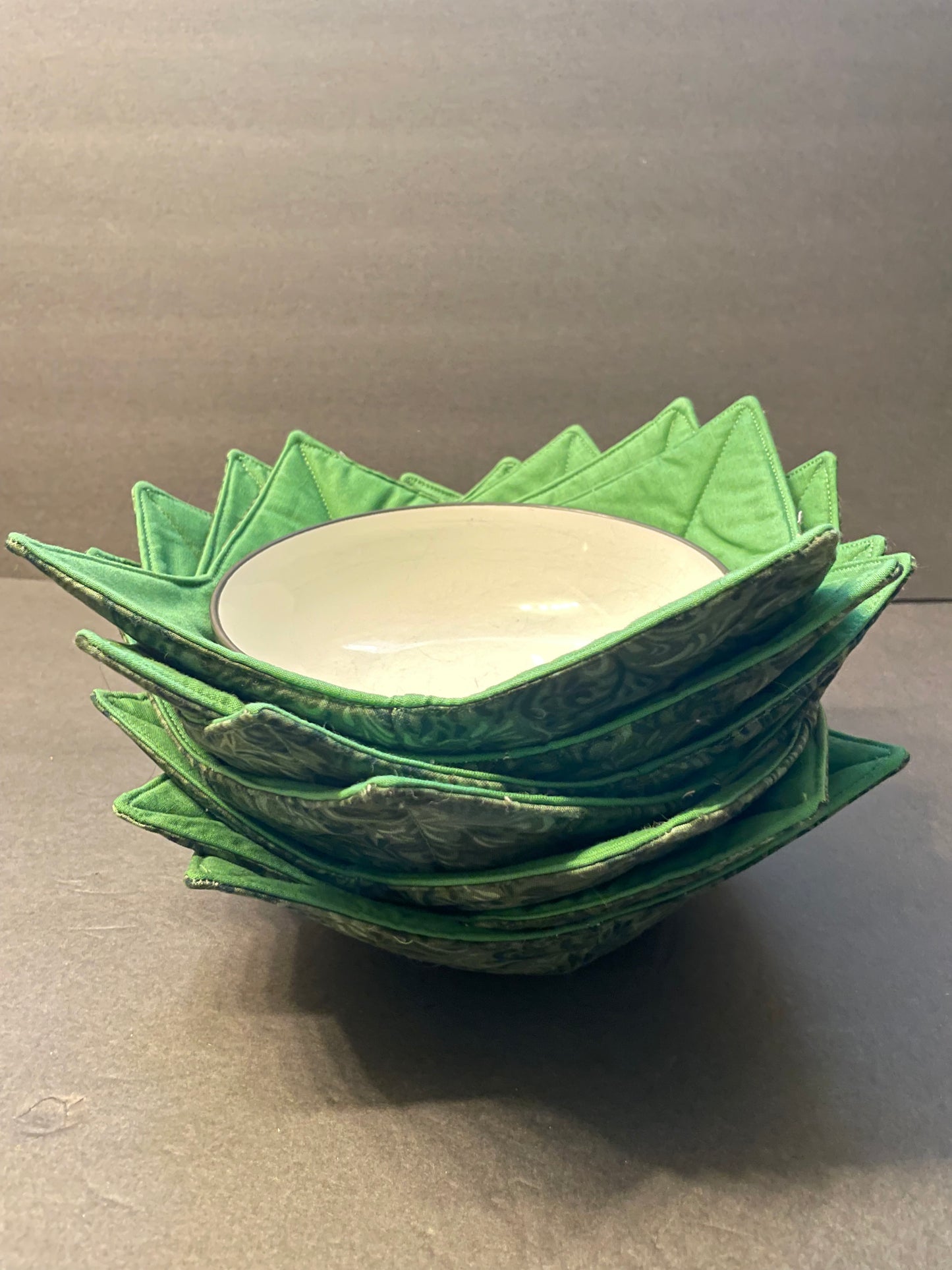 Green Swirl/Paisley Bowl Cozy