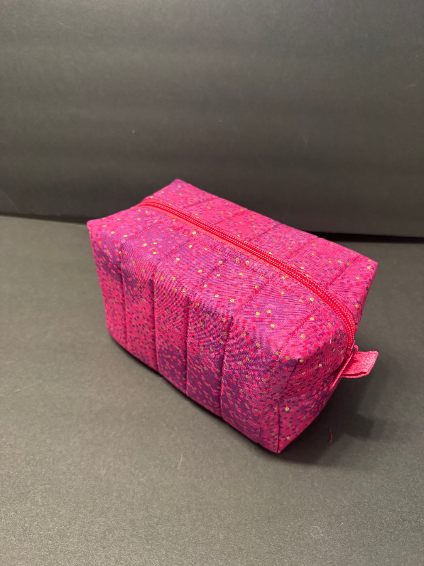 Pink Glitter Makeup Bag