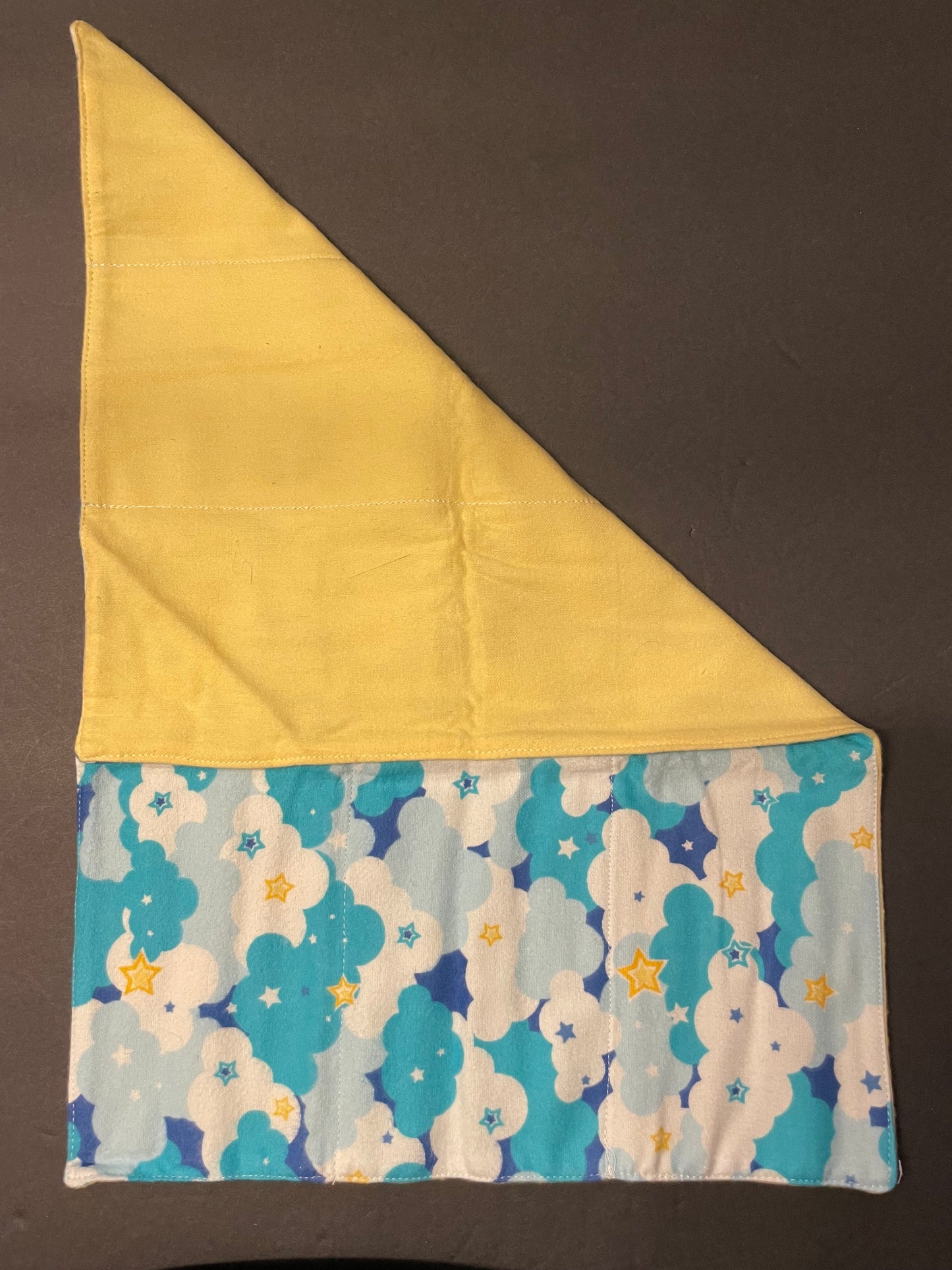Cloud Baby Burp Rag