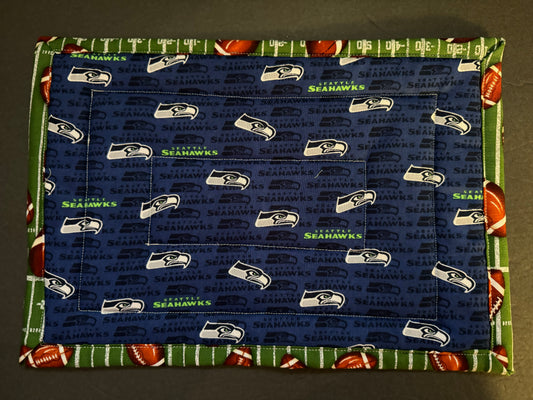 Seahawks Repeating Large Trivet