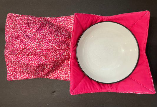 Pink Pebbled Bowl Cozy