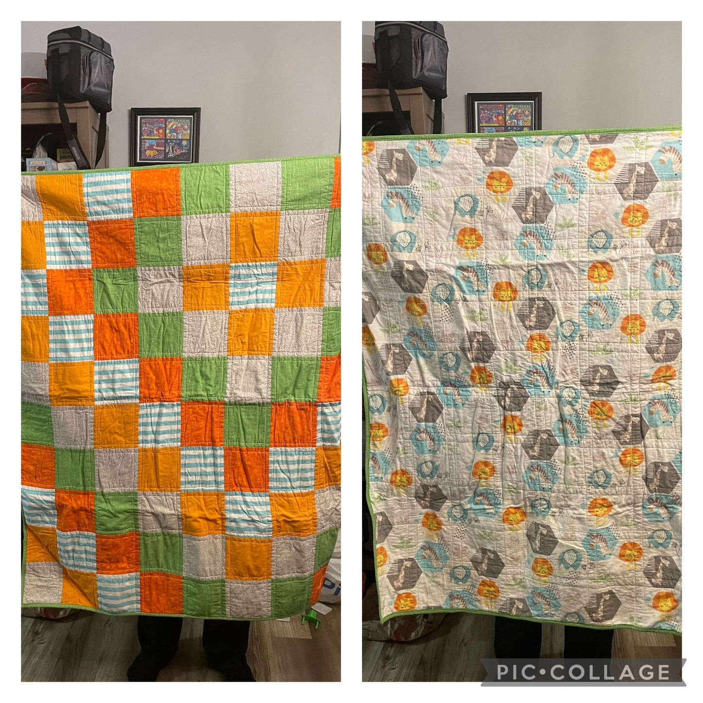 Wild Animals Baby Blanket