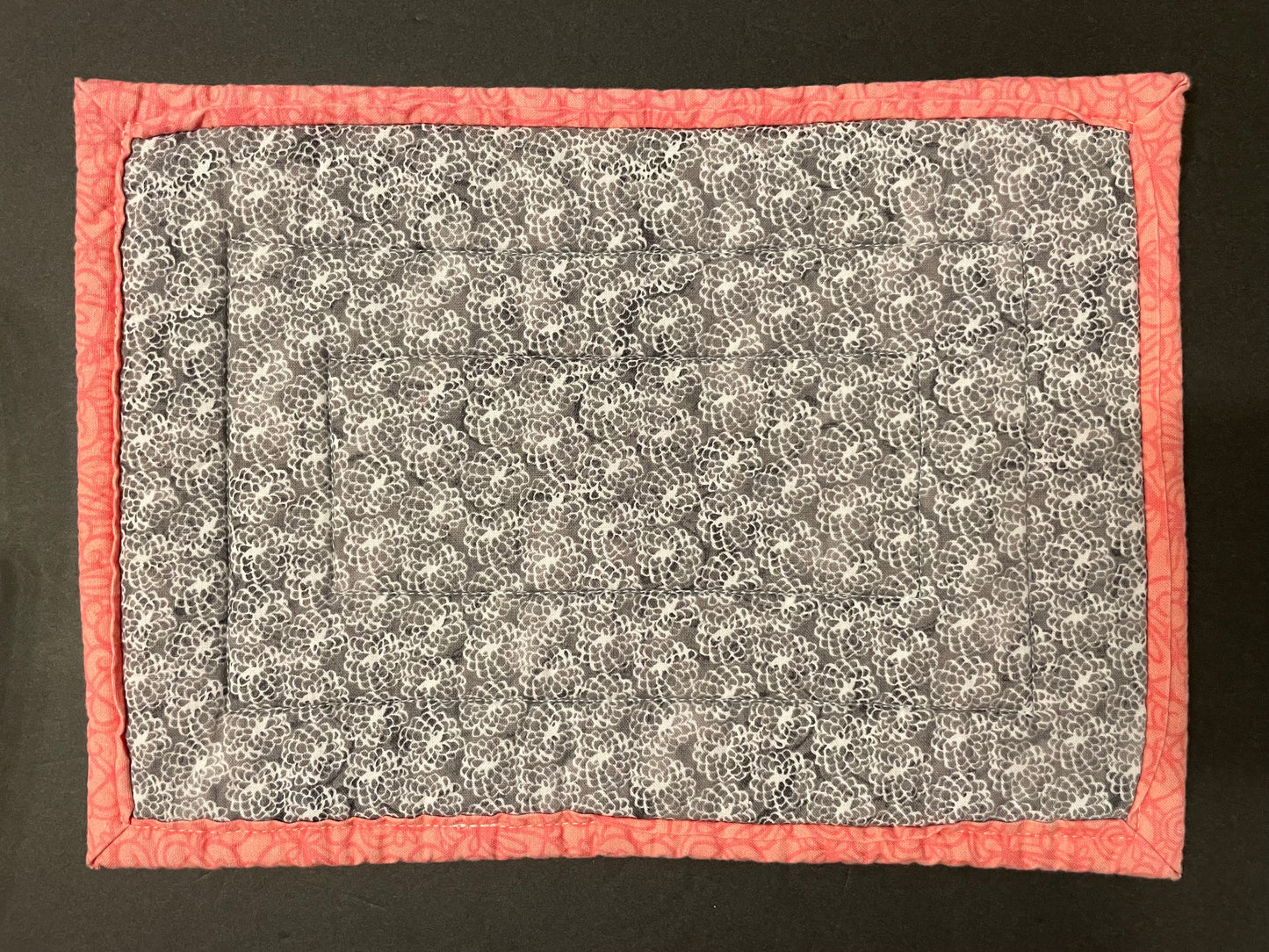 Grey and Pink Casserole Trivet