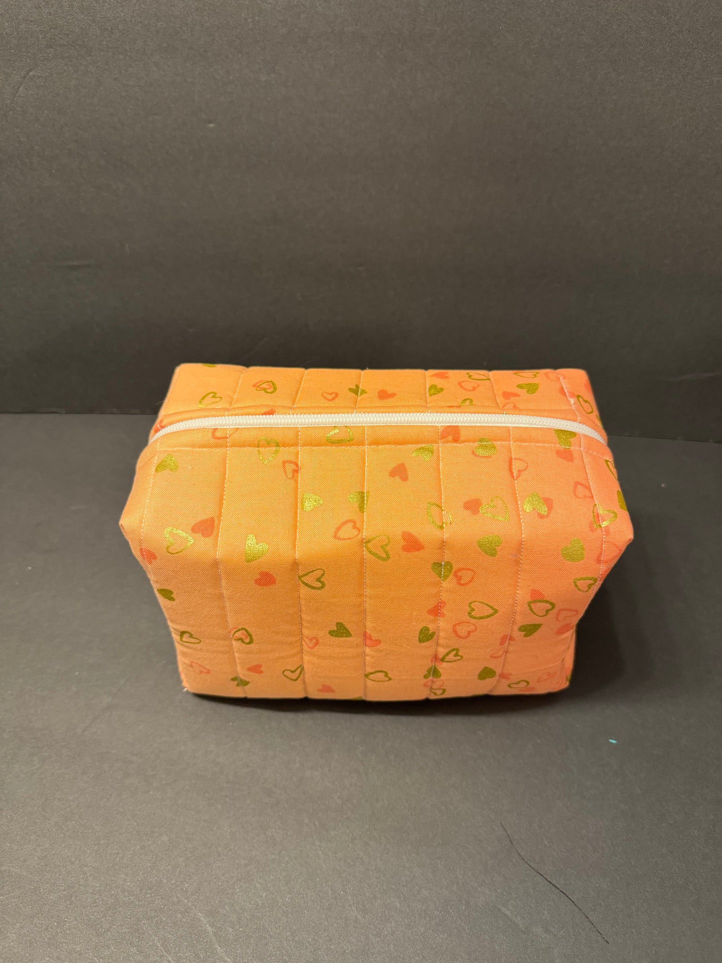 Light Orange Makeup Bag