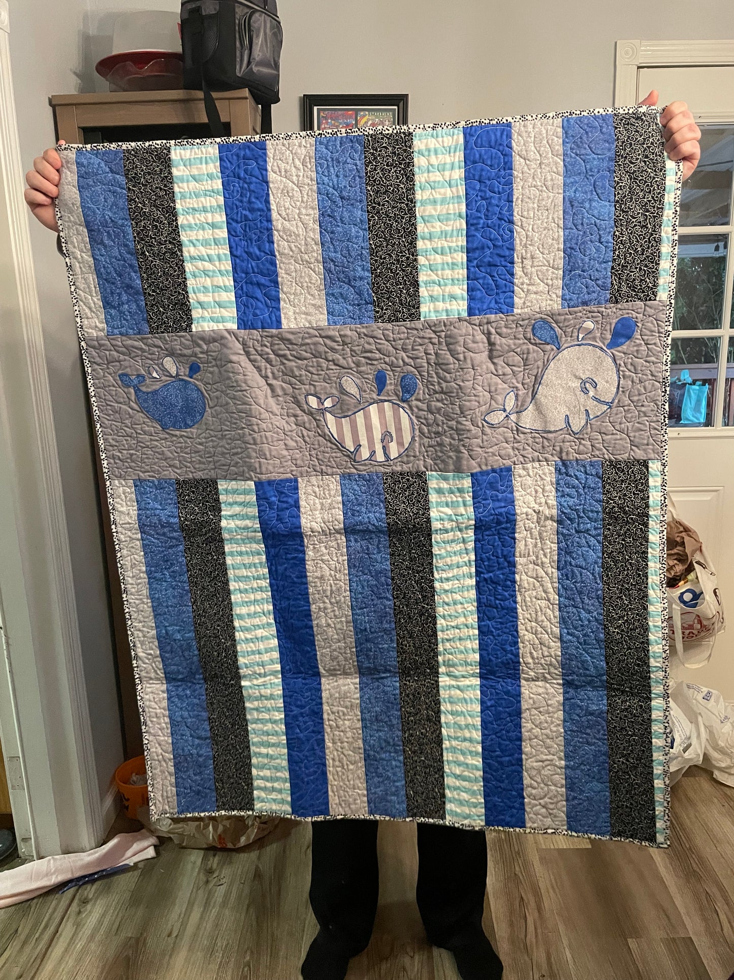 Whale Baby Blanket