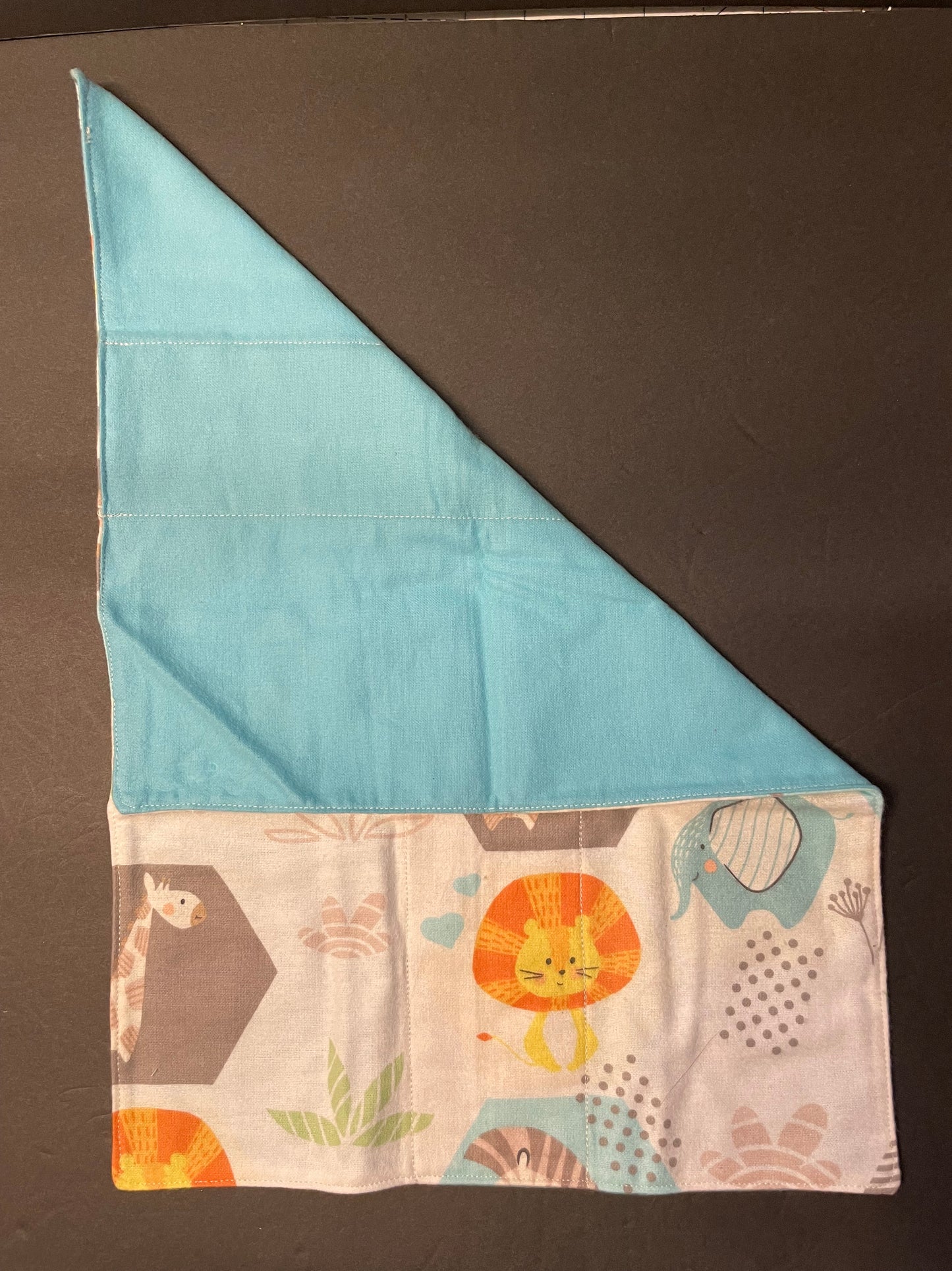 Zoo Animal Baby Burp Rag