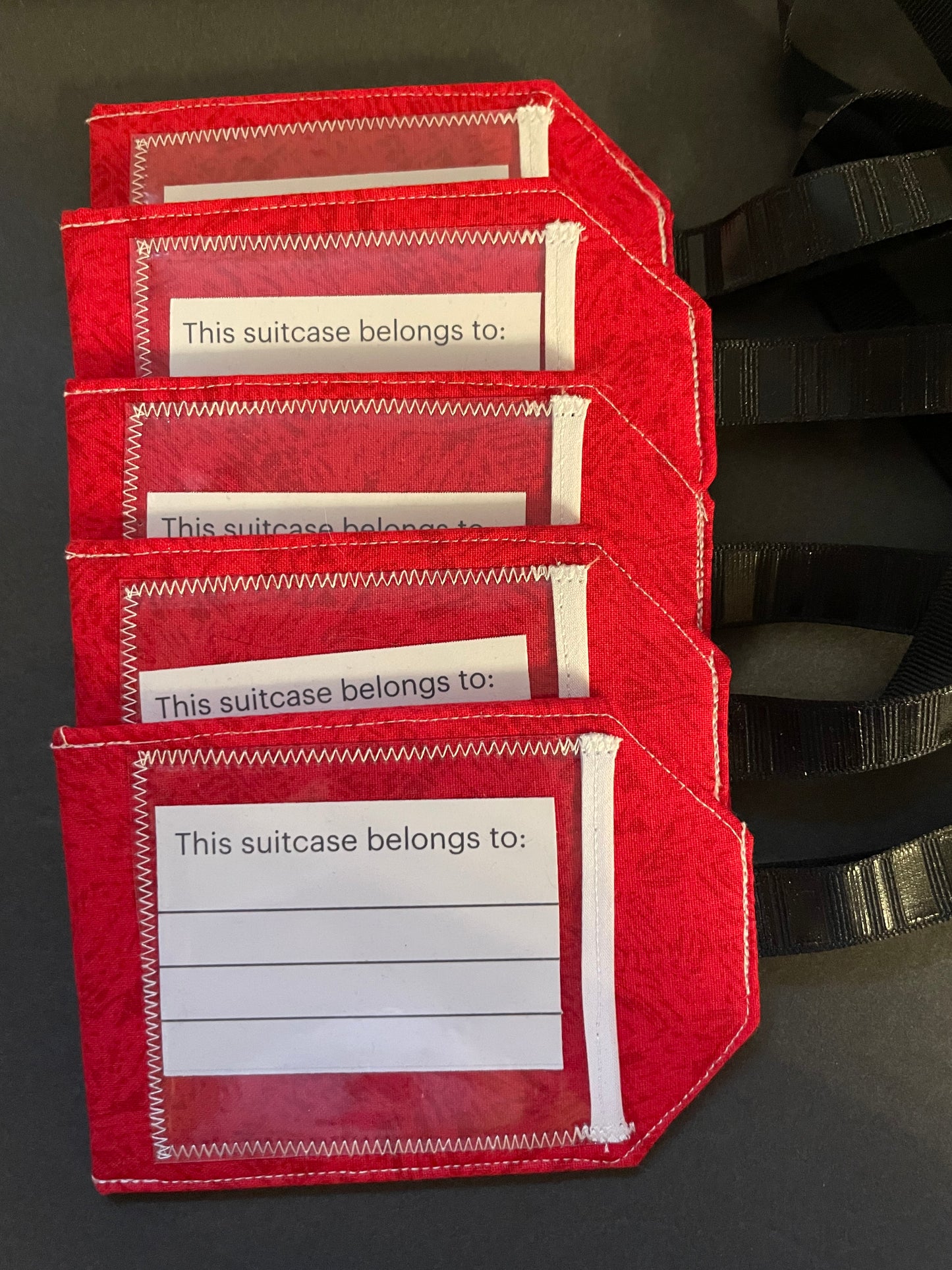 Red Luggage Tag