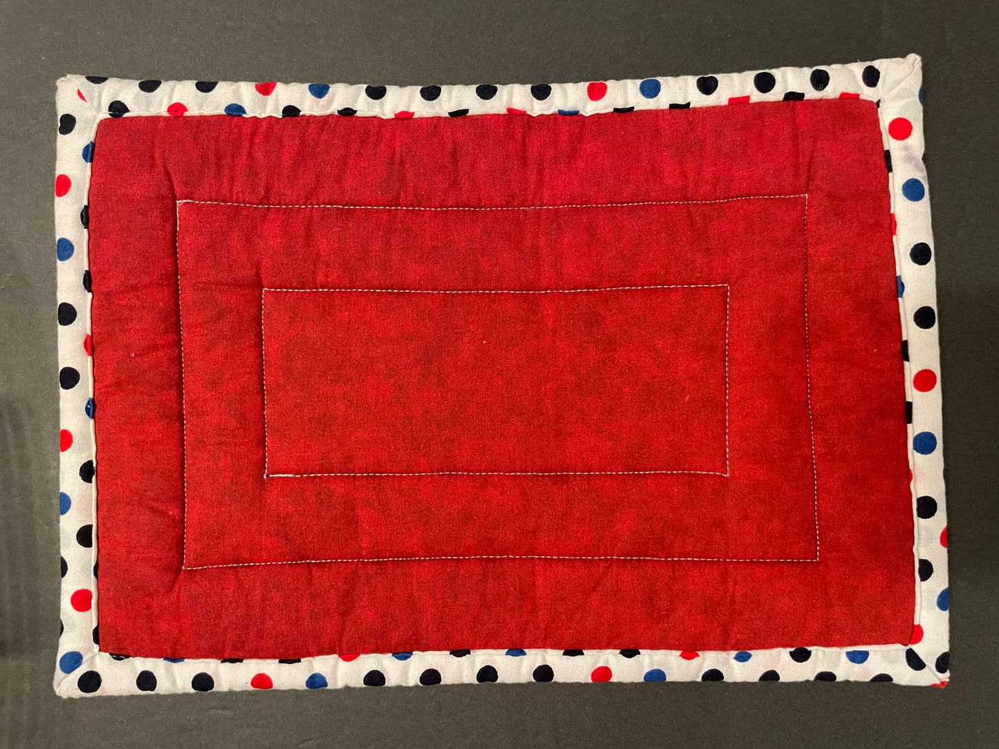 Red, White and Blue Casserole Trivet