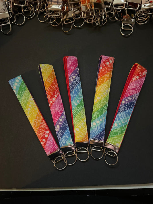 Rainbow Wristlet