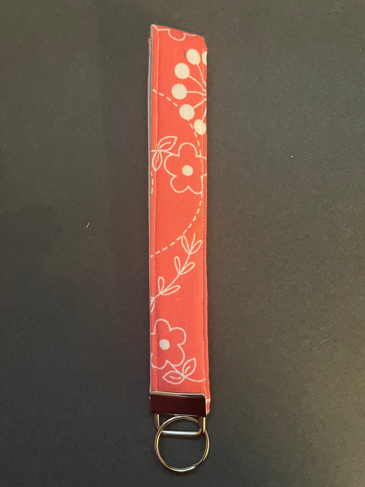 Pink Floral Wristlet