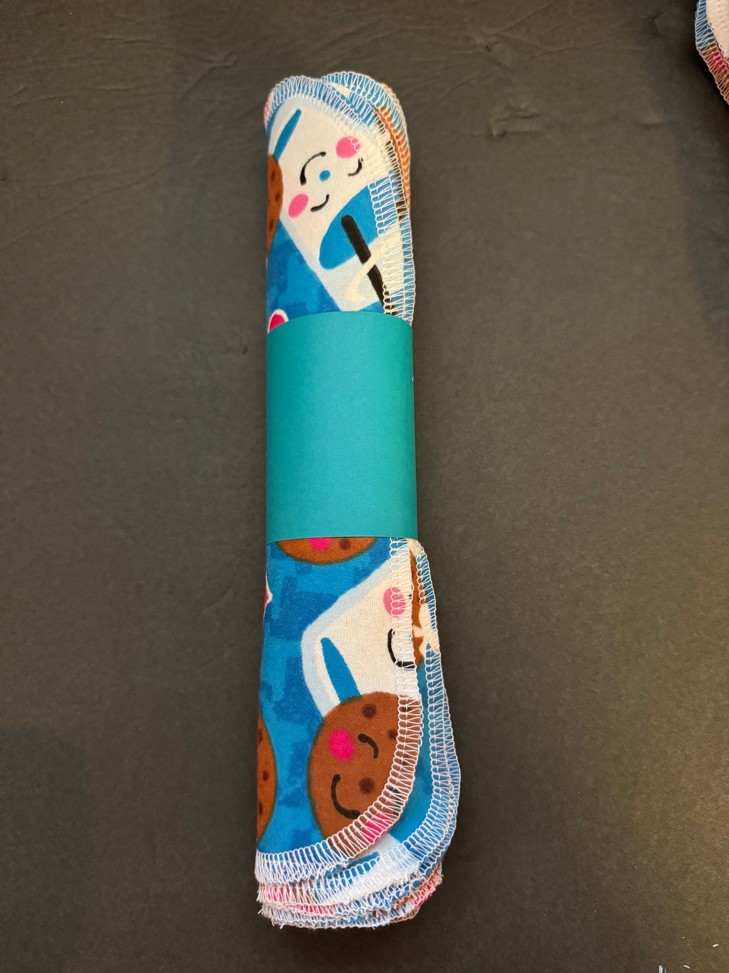 Milk and Cookies Reusable Towels