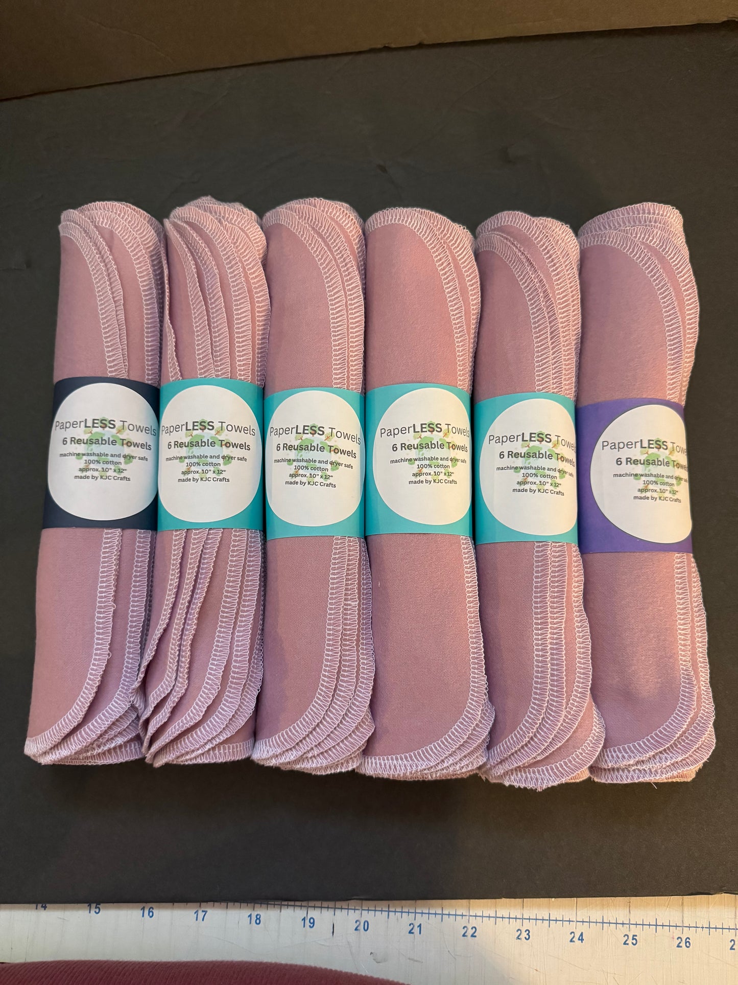 Solid Lavender Reusable Towels