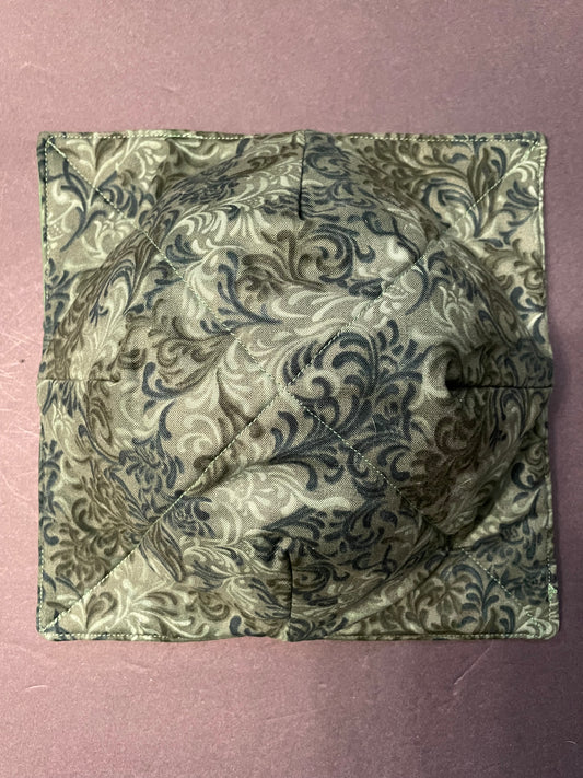 Green Swirl/Paisley Bowl Cozy