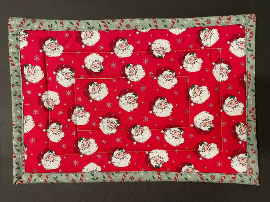 Santa and Candy Cane Casserole Trivet
