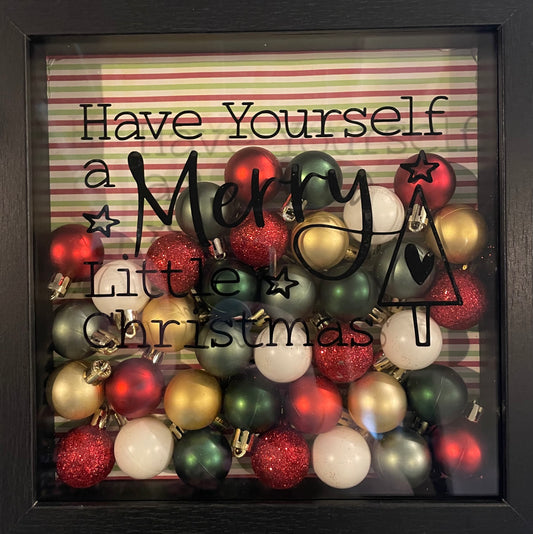 Merry Christmas Shadow Box