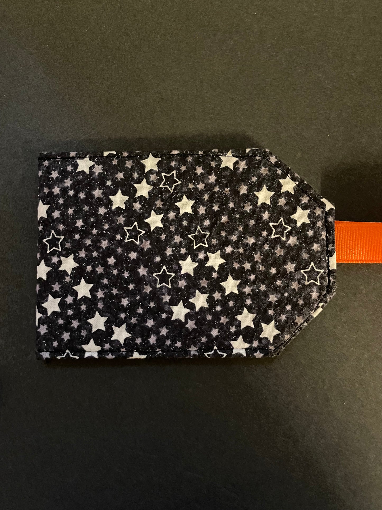 Black Starry Luggage Tag