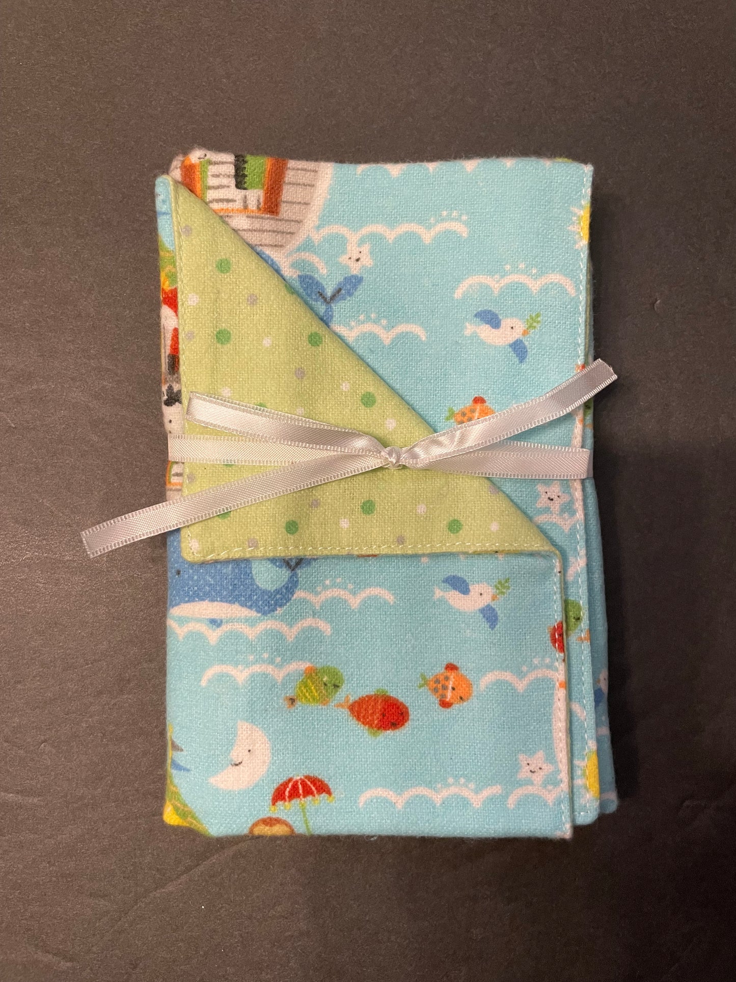 Noah’s Ark Baby Burp Rag