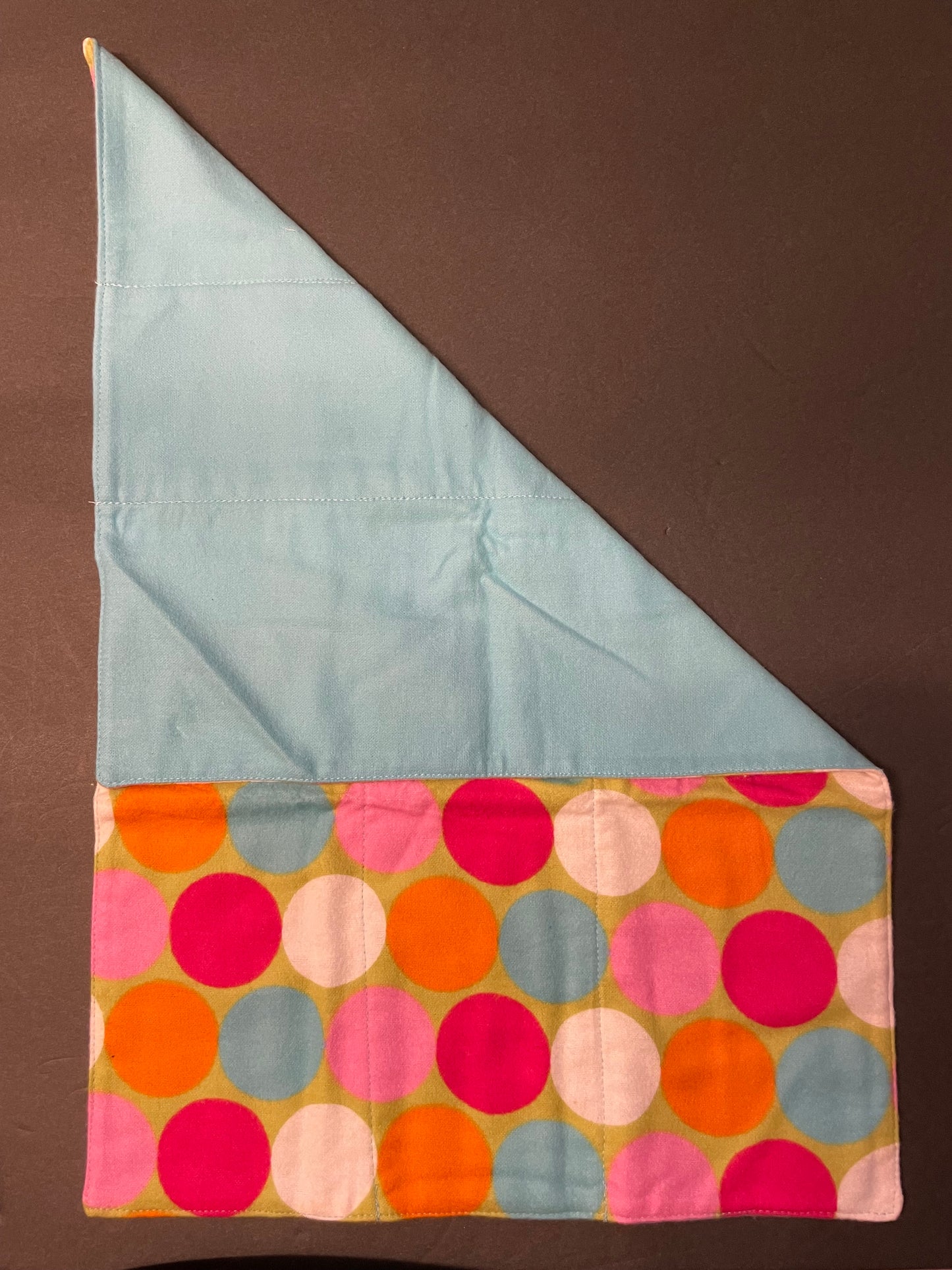 Large Dot Baby Burp Rag
