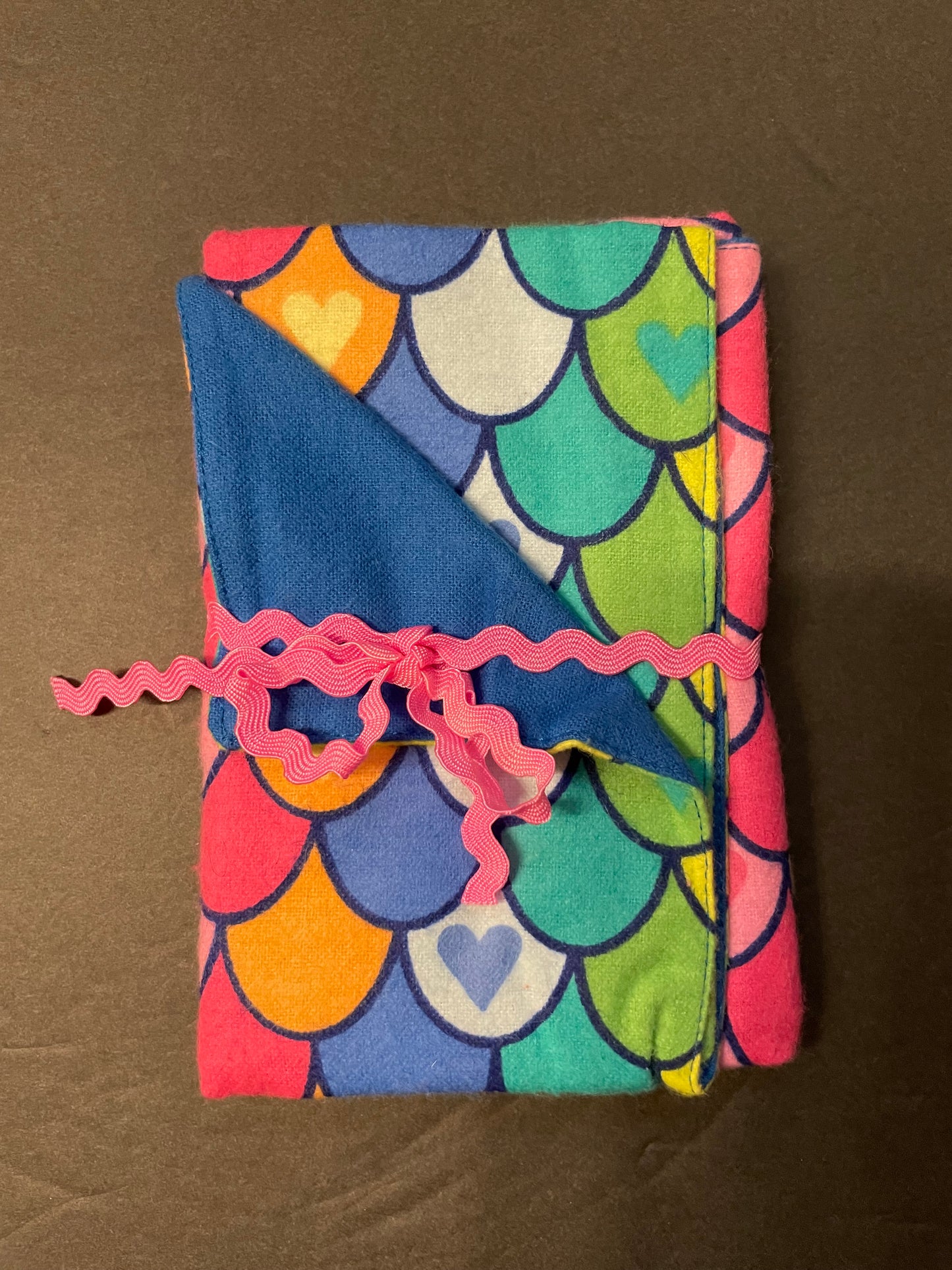 Rainbow Mermaid Baby Burp Rag