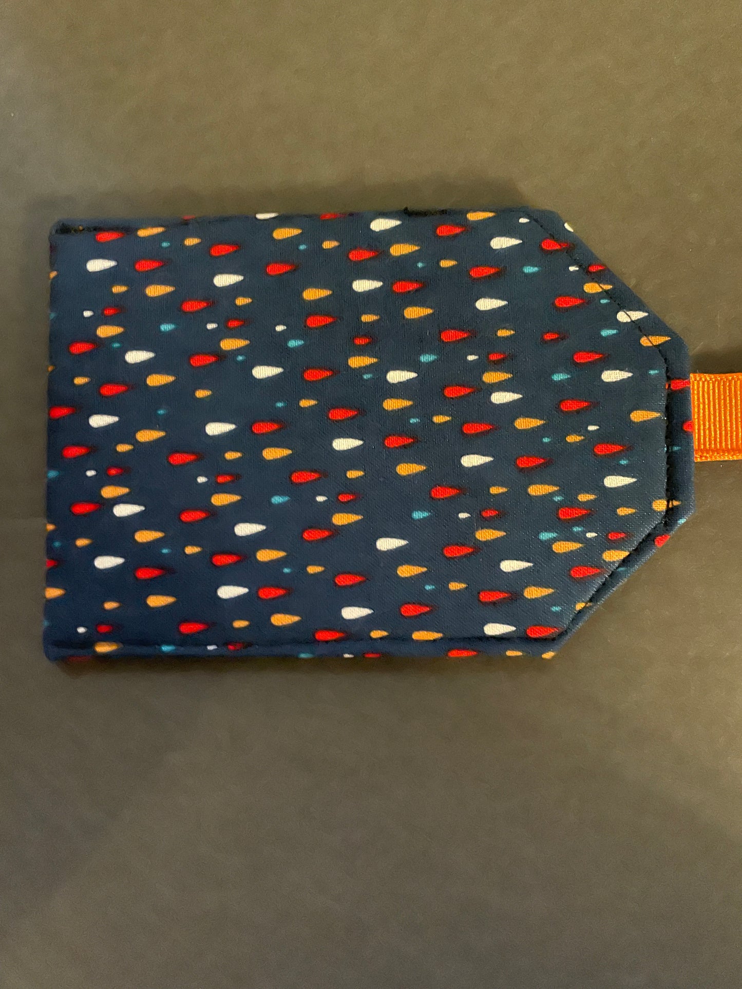Blue Raindrop Luggage Tag
