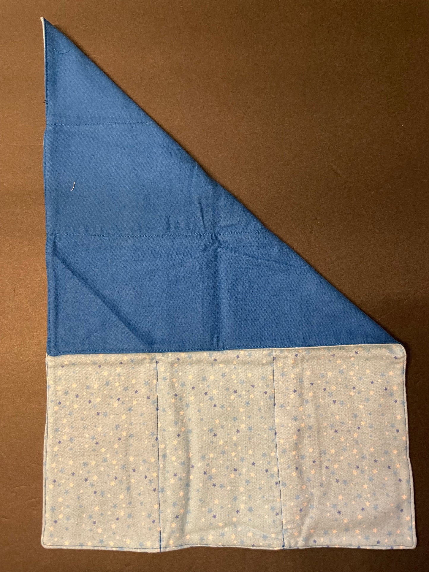 Blue Star Baby Burp Rag