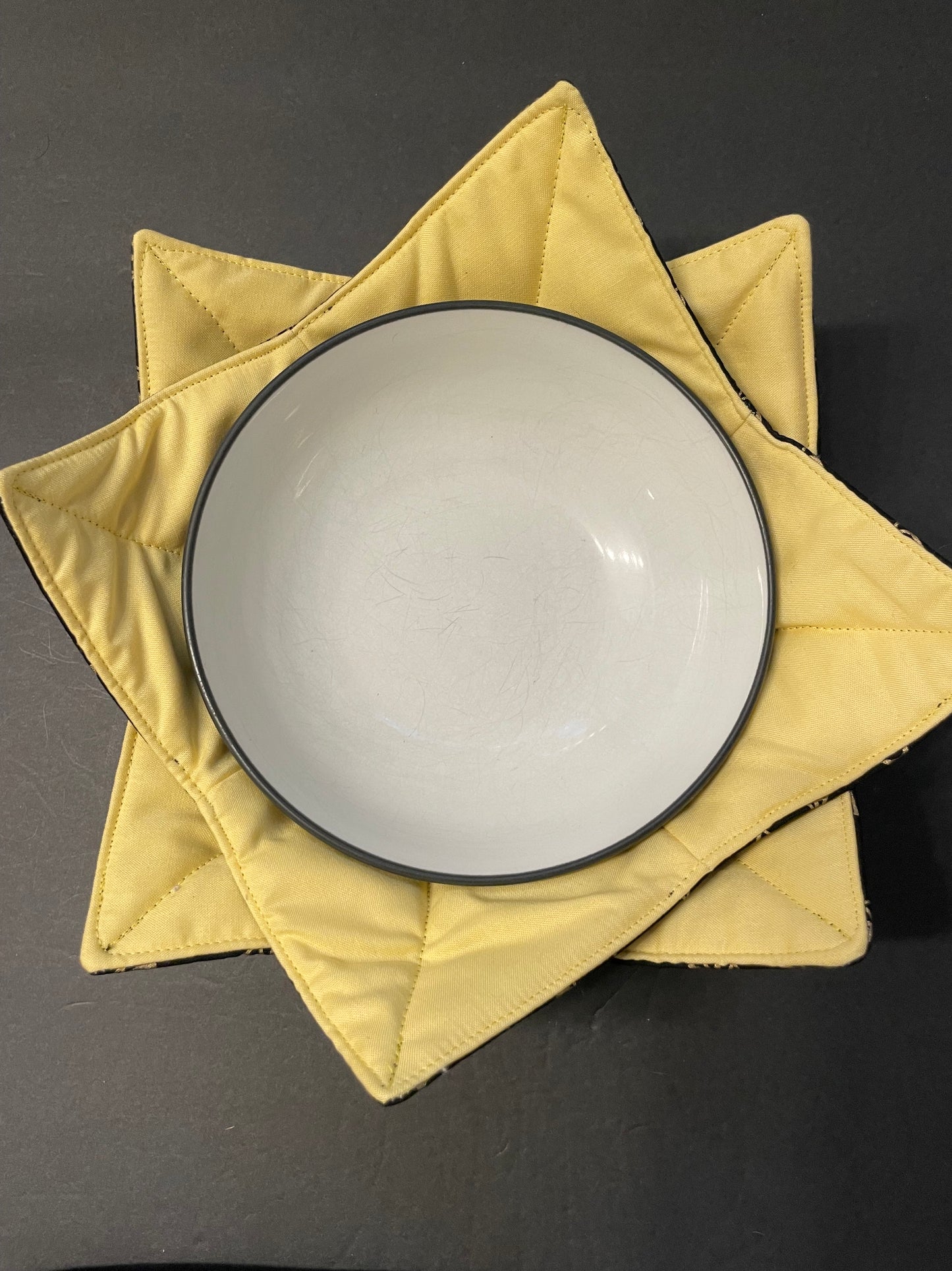 Deathly Hallows Bowl Cozy - Hufflepuff