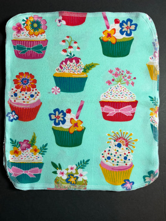 Plant Cupcake Reusable Towel