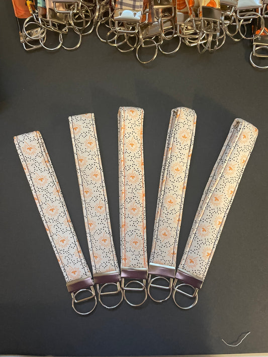 Fall Polka Dot Wristlet