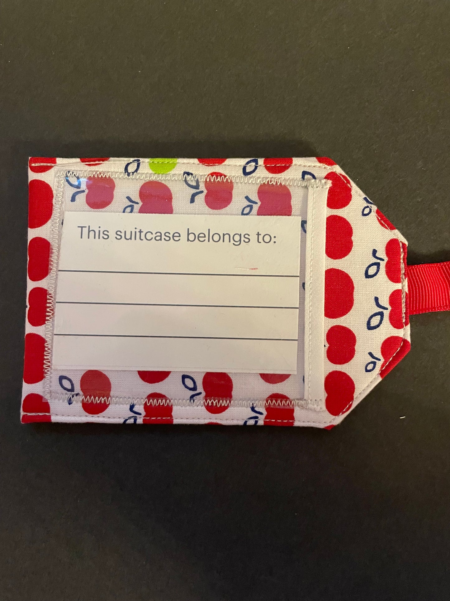 Apple Luggage Tag