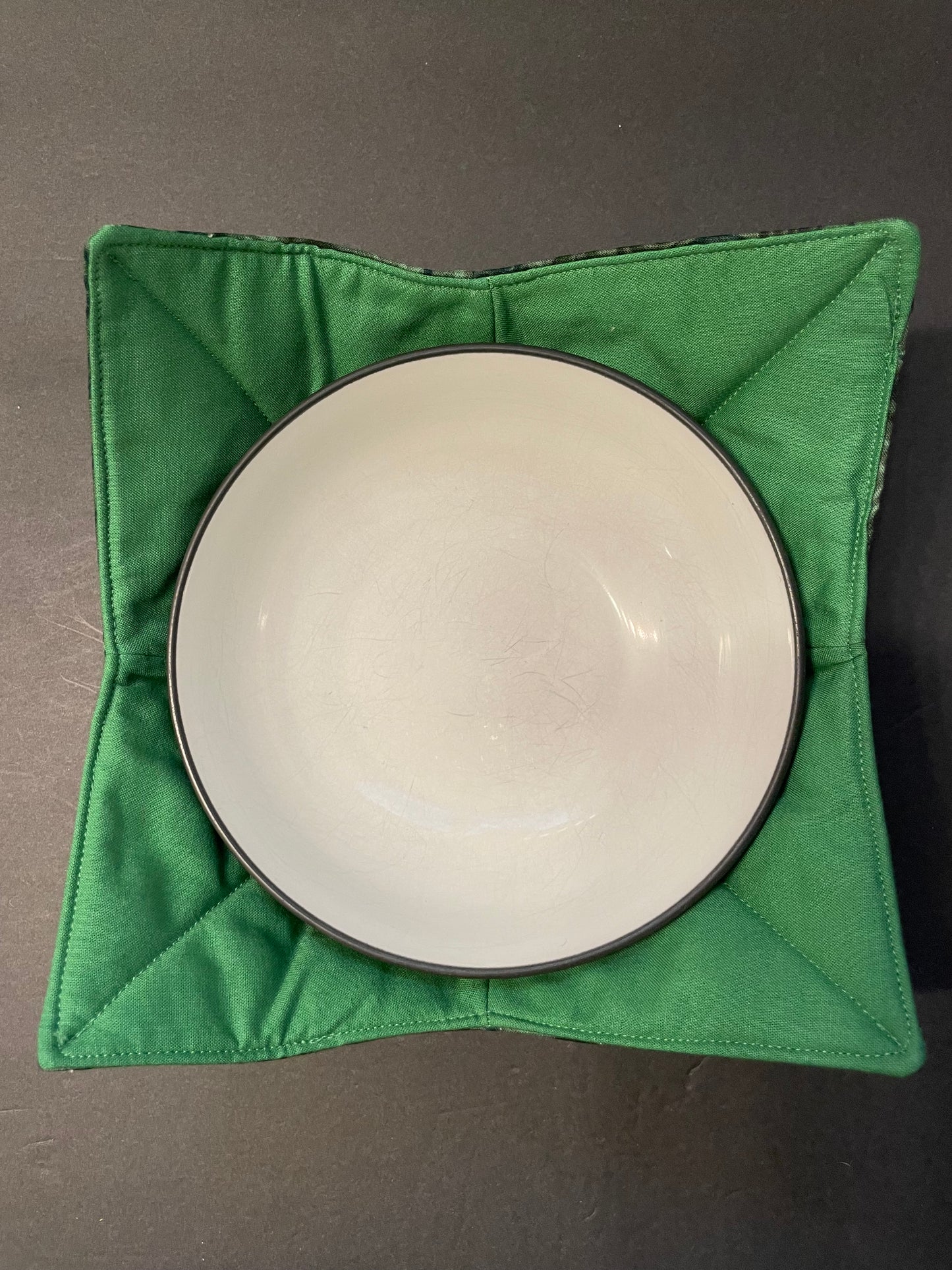 Green Swirl/Paisley Bowl Cozy