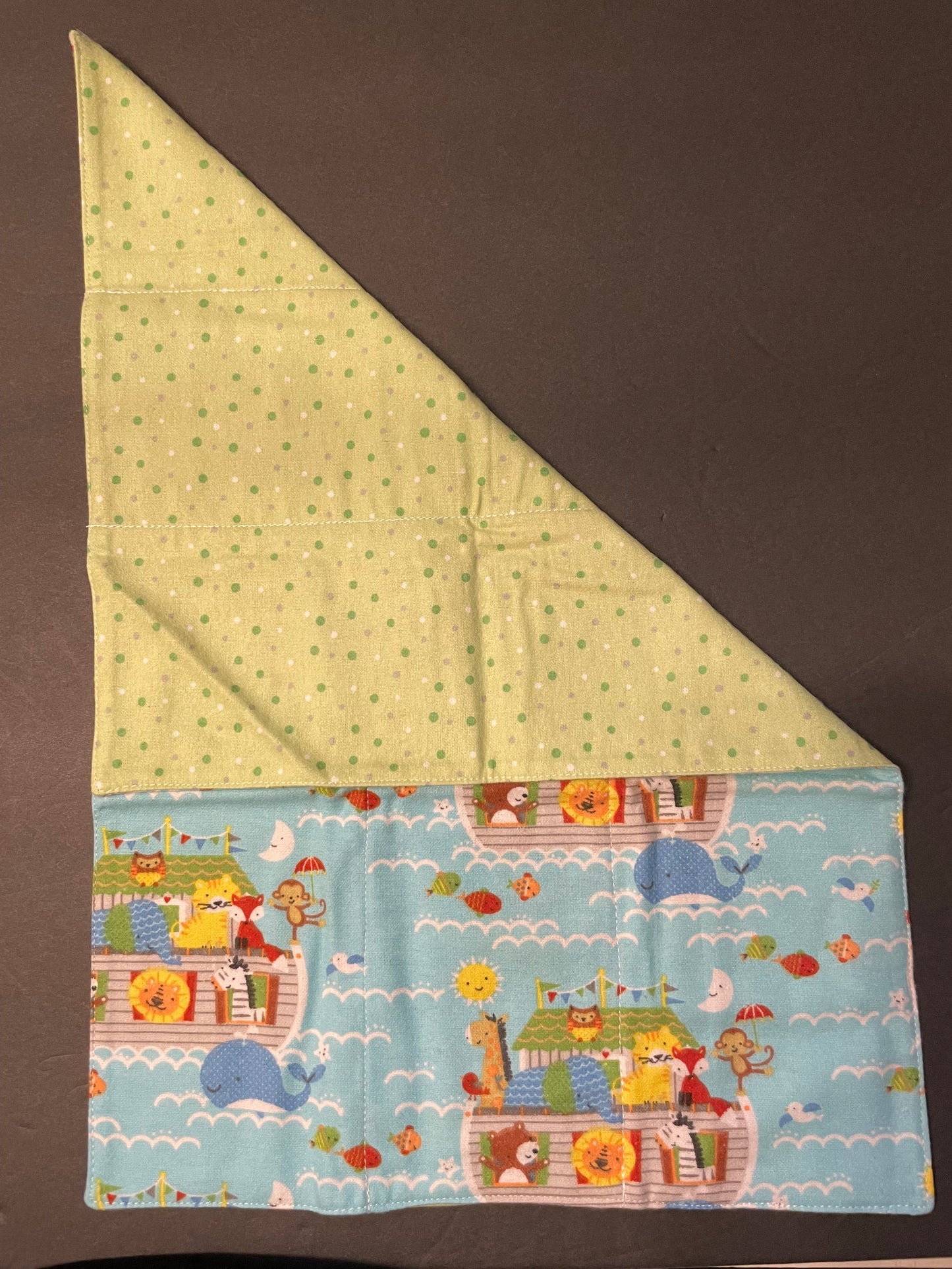 Noah’s Ark Baby Burp Rag