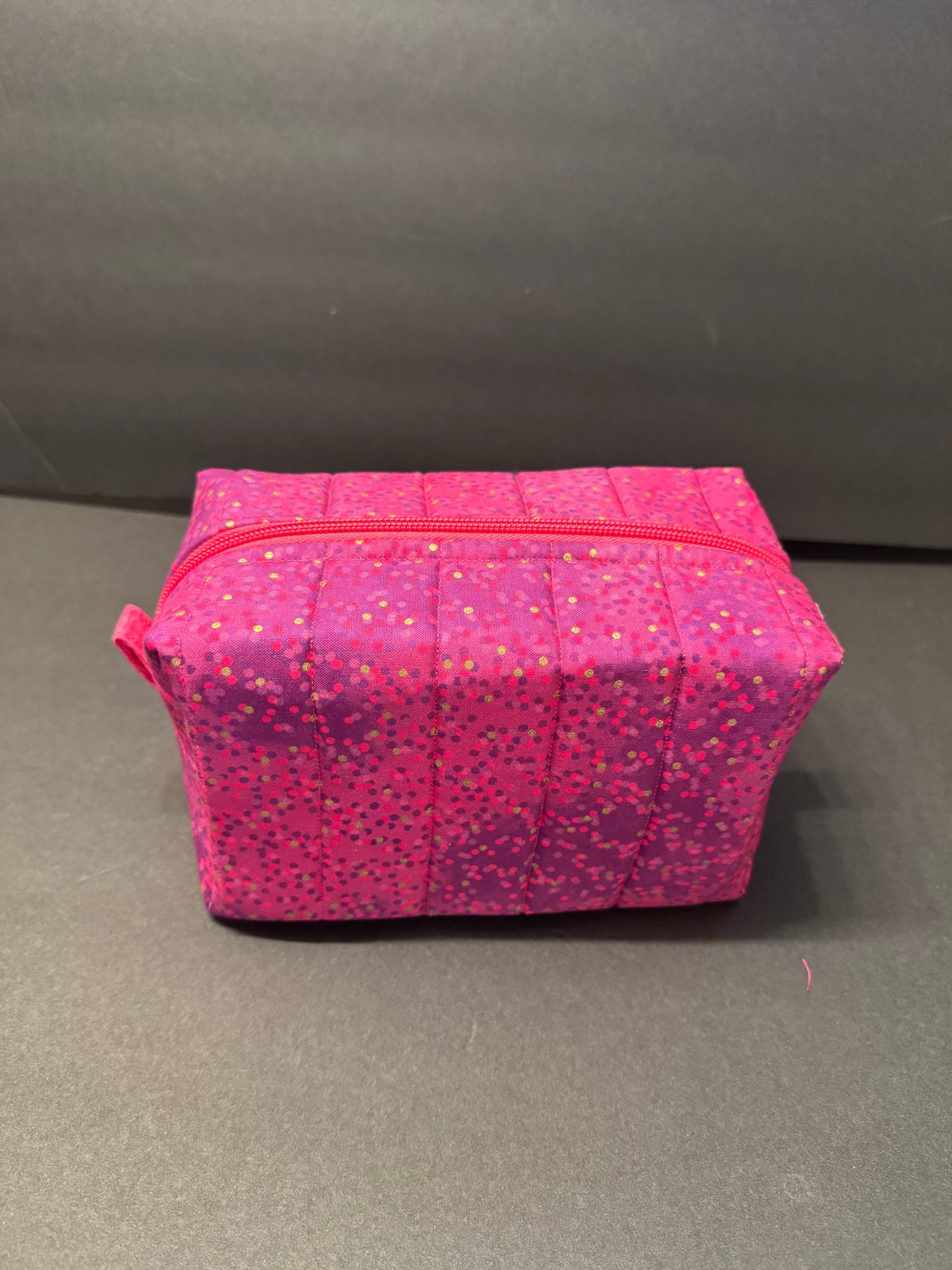 Pink Glitter Makeup Bag
