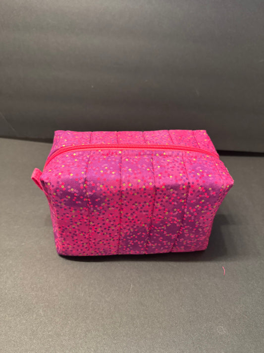 Pink Glitter Makeup Bag
