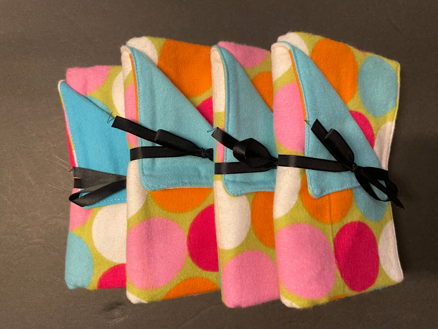 Large Dot Baby Burp Rag