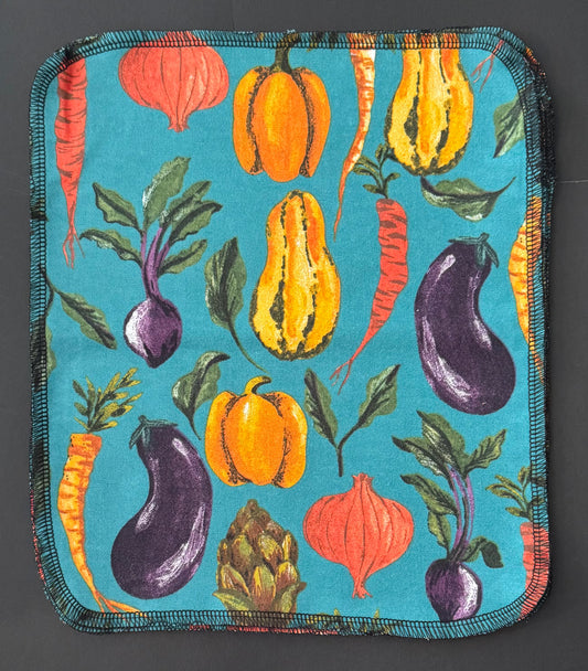Teal Squash - Reusable Towels