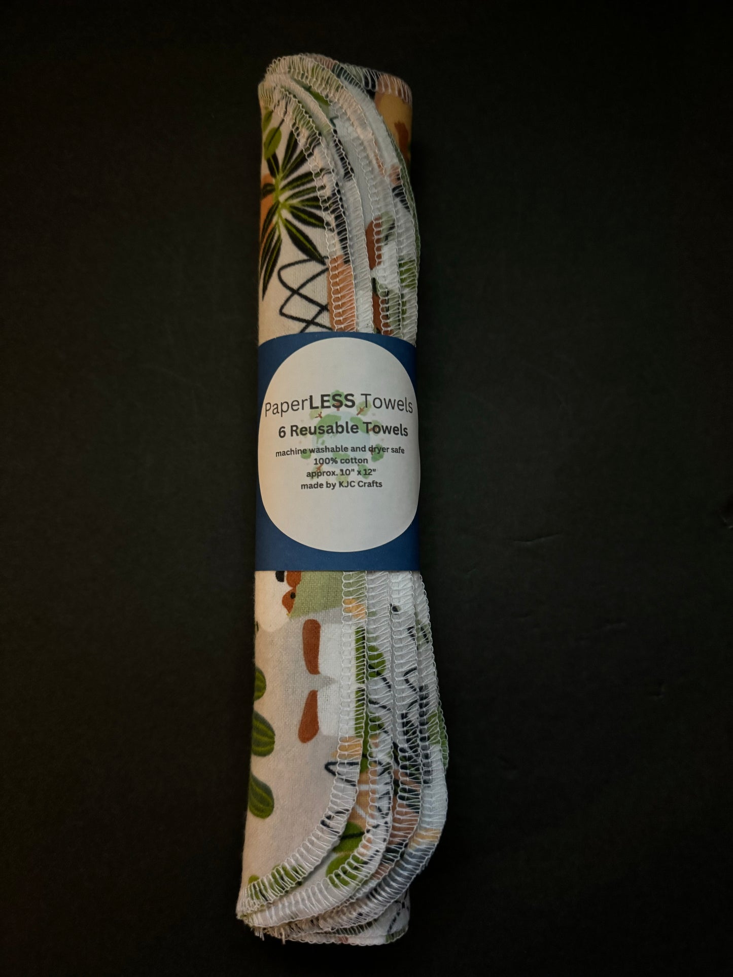 Plant Gnome Reusable Towel - mixed prints
