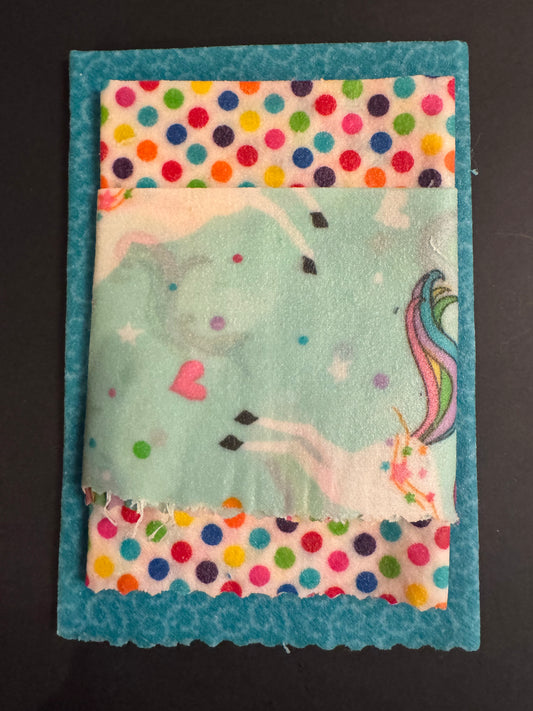 Beeswax Wraps - Blue, Unicorn and Polka Dot