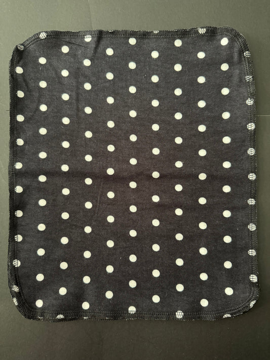 Black and White Polka Dot - Reusable Towels