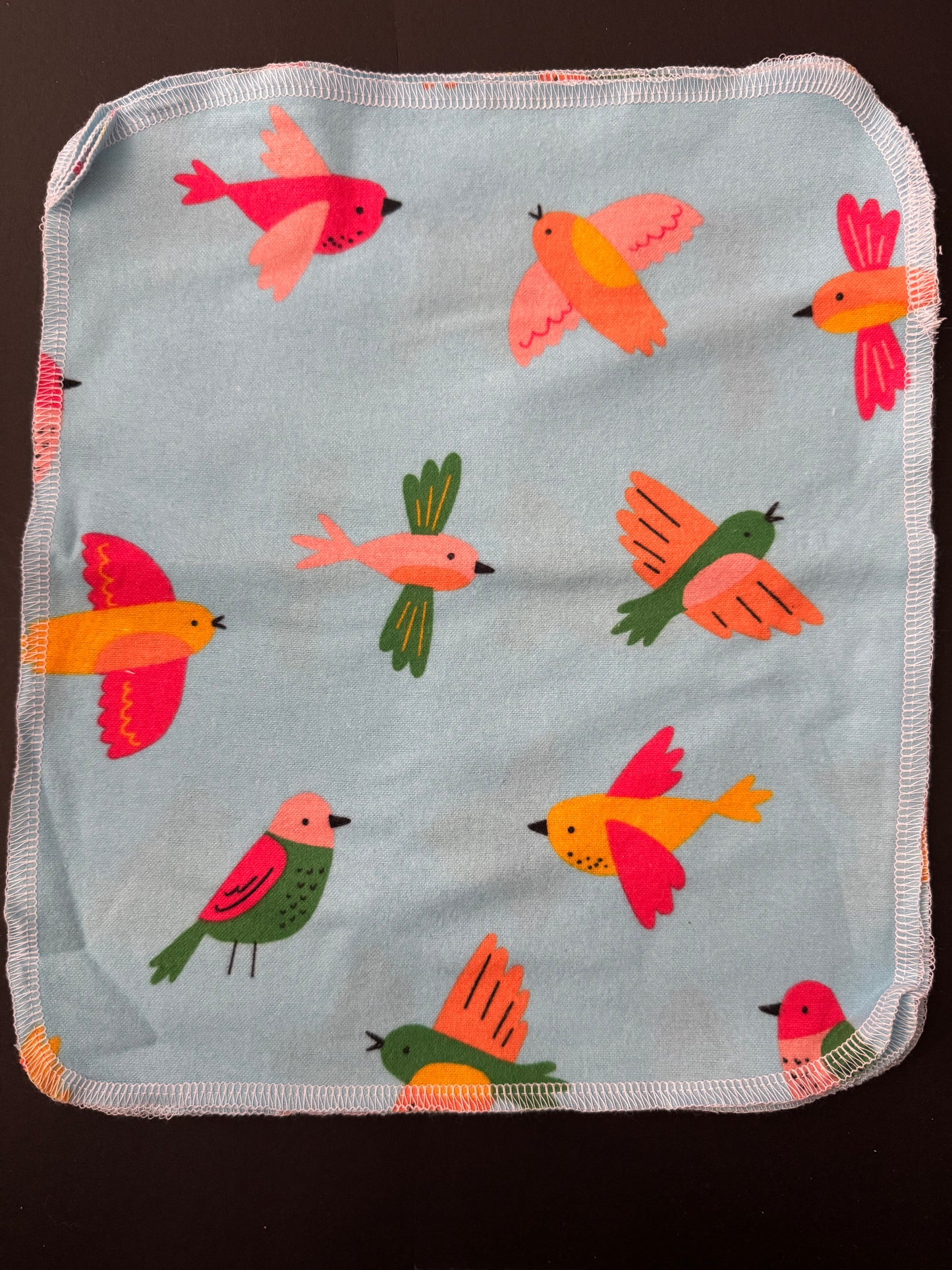 Birds - Blue - Reusable Towels