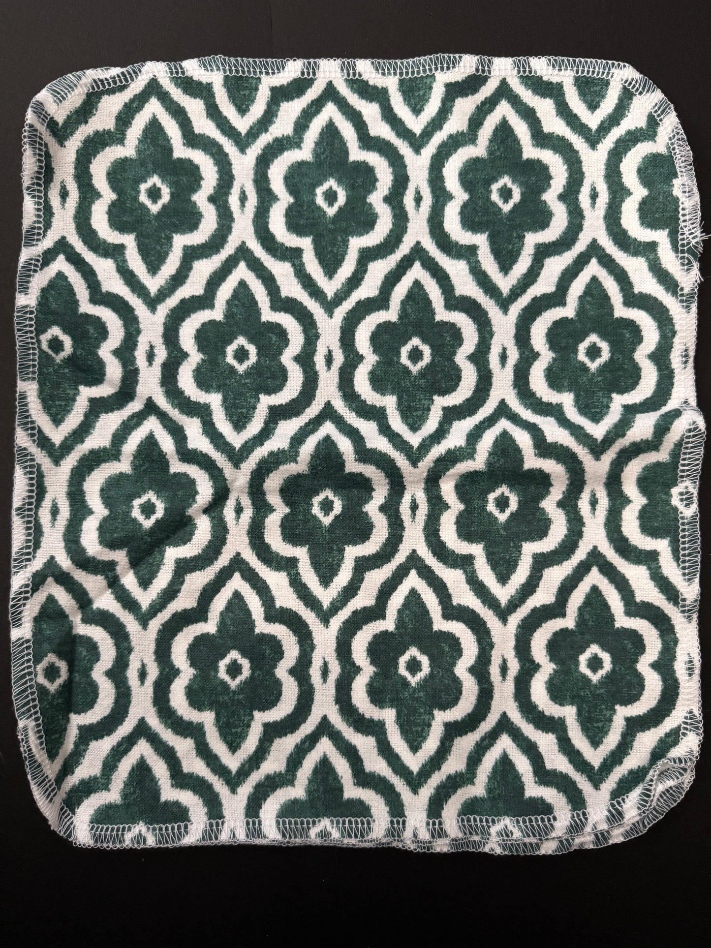 Geometric Green - Reusable Towels