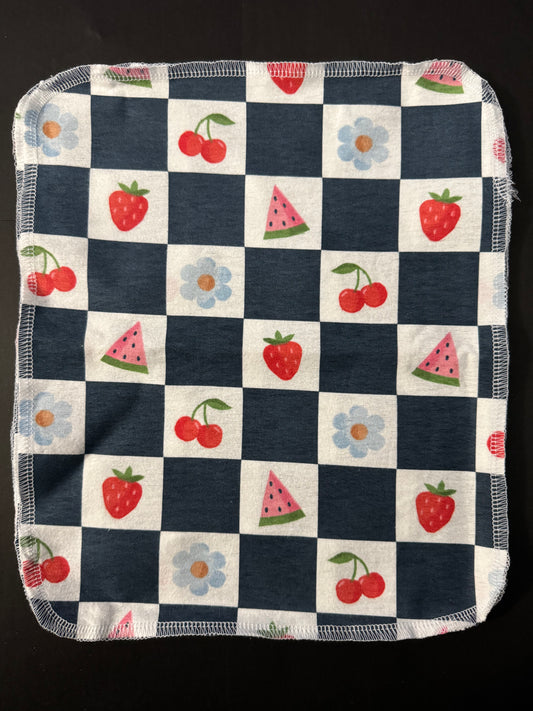 Checkered Fruit - Reusable Towels