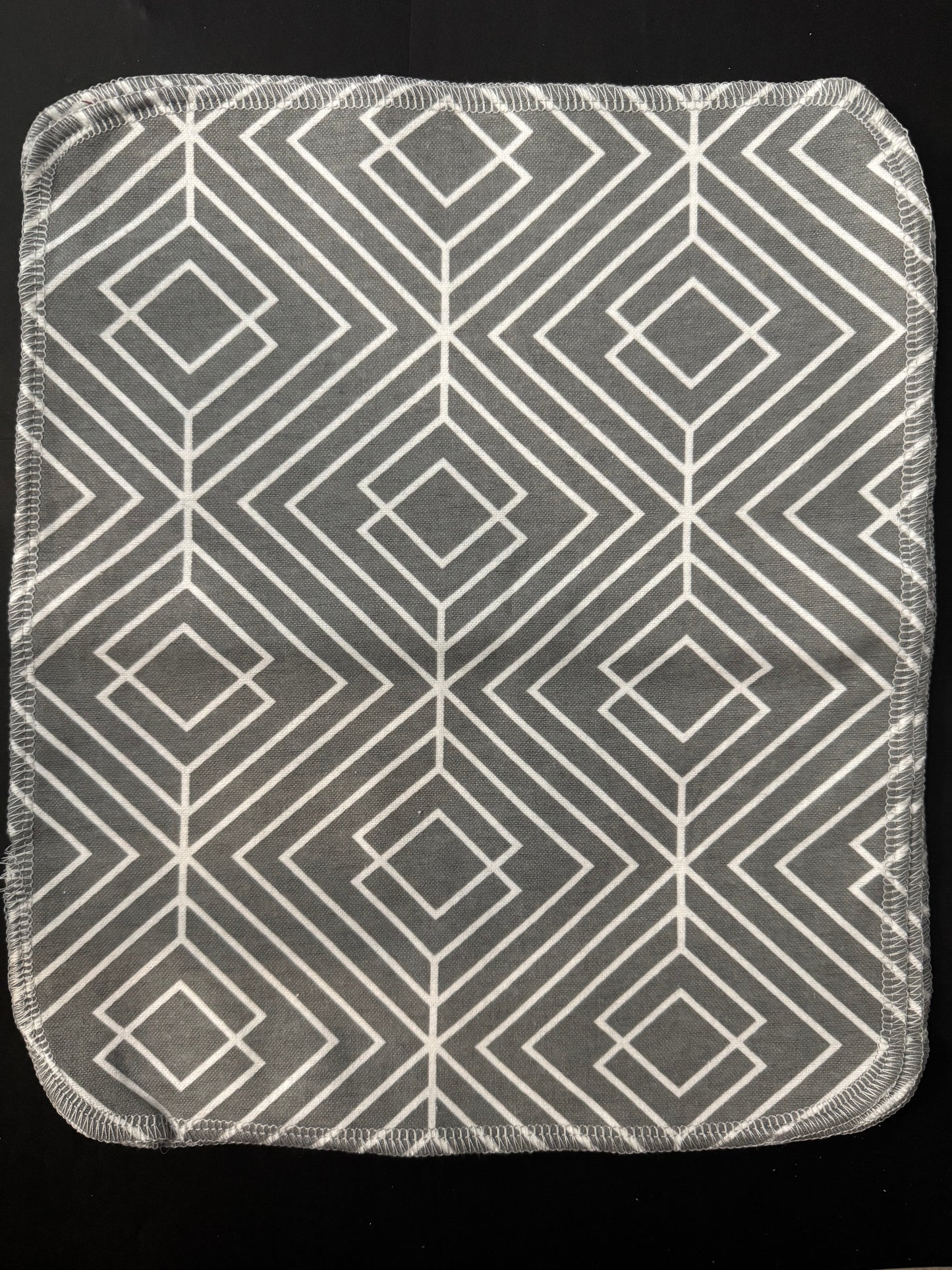 Grey Geometric - Reusable Towels