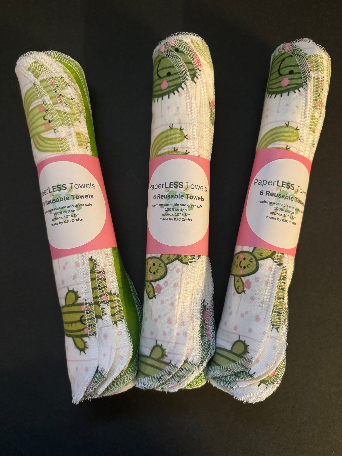 Happy Cactus Reusable Towel