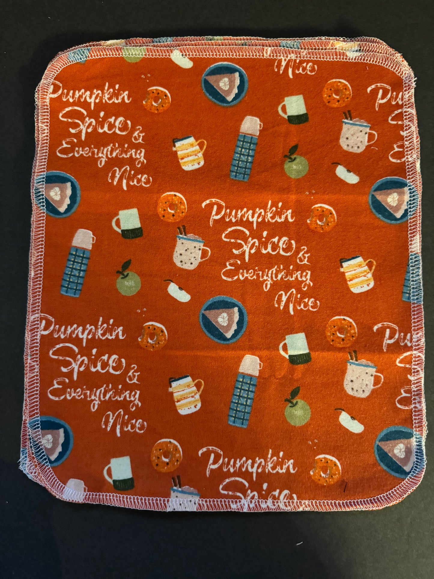 Pumpkin Spice Reusable Towel