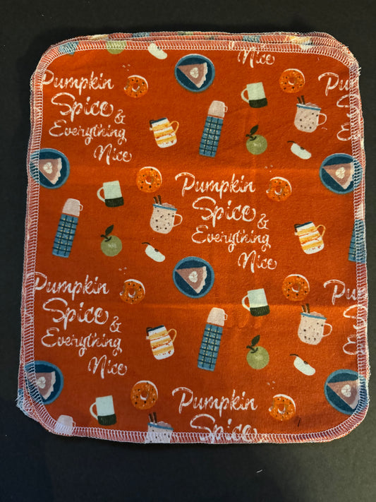 Pumpkin Spice Reusable Towel