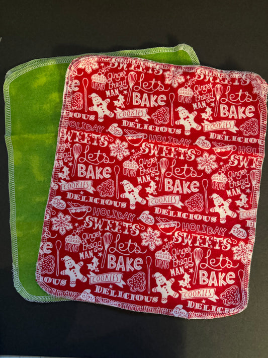 Christmas Baking Reusable Towel
