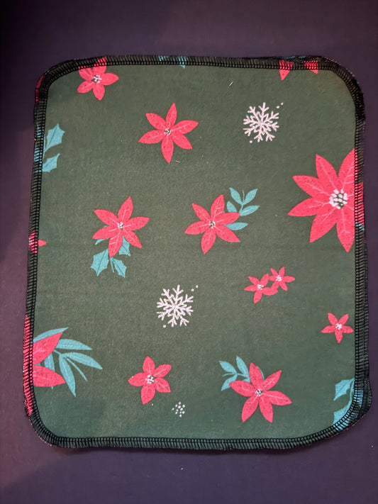 Christmas Floral Reusable Towel