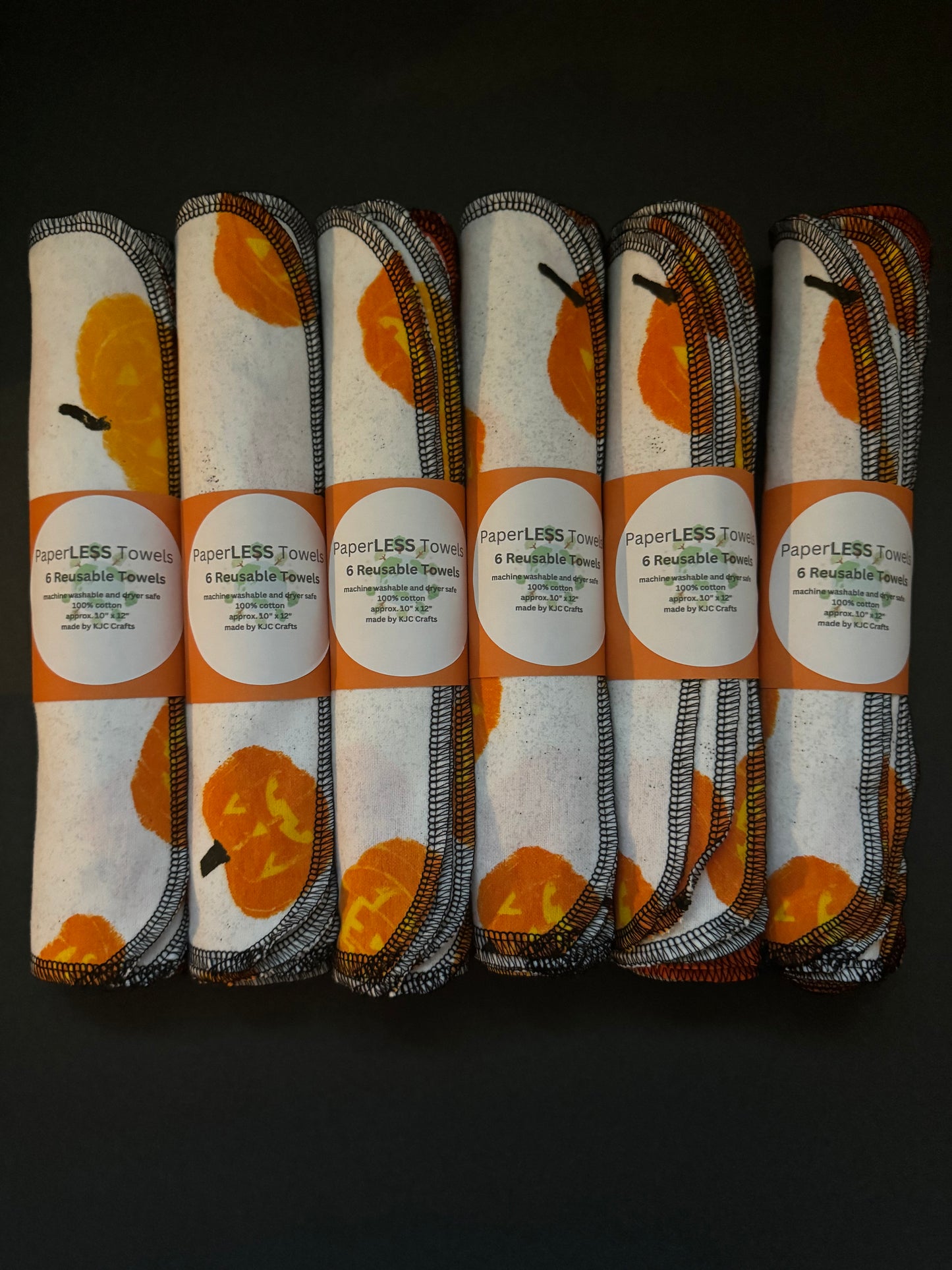 Halloween Pumpkin Reusable Towel