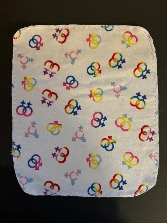 Gender Symbol Reusable Towels
