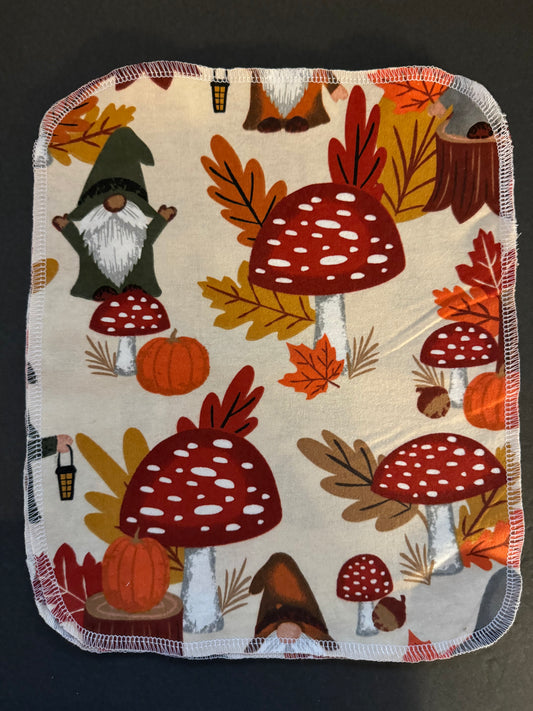 Mushroom Gnome Reusable Towel